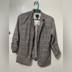Swag Jules & Leopold 3/4 quarter length sleeve plaid blazer jacket size small